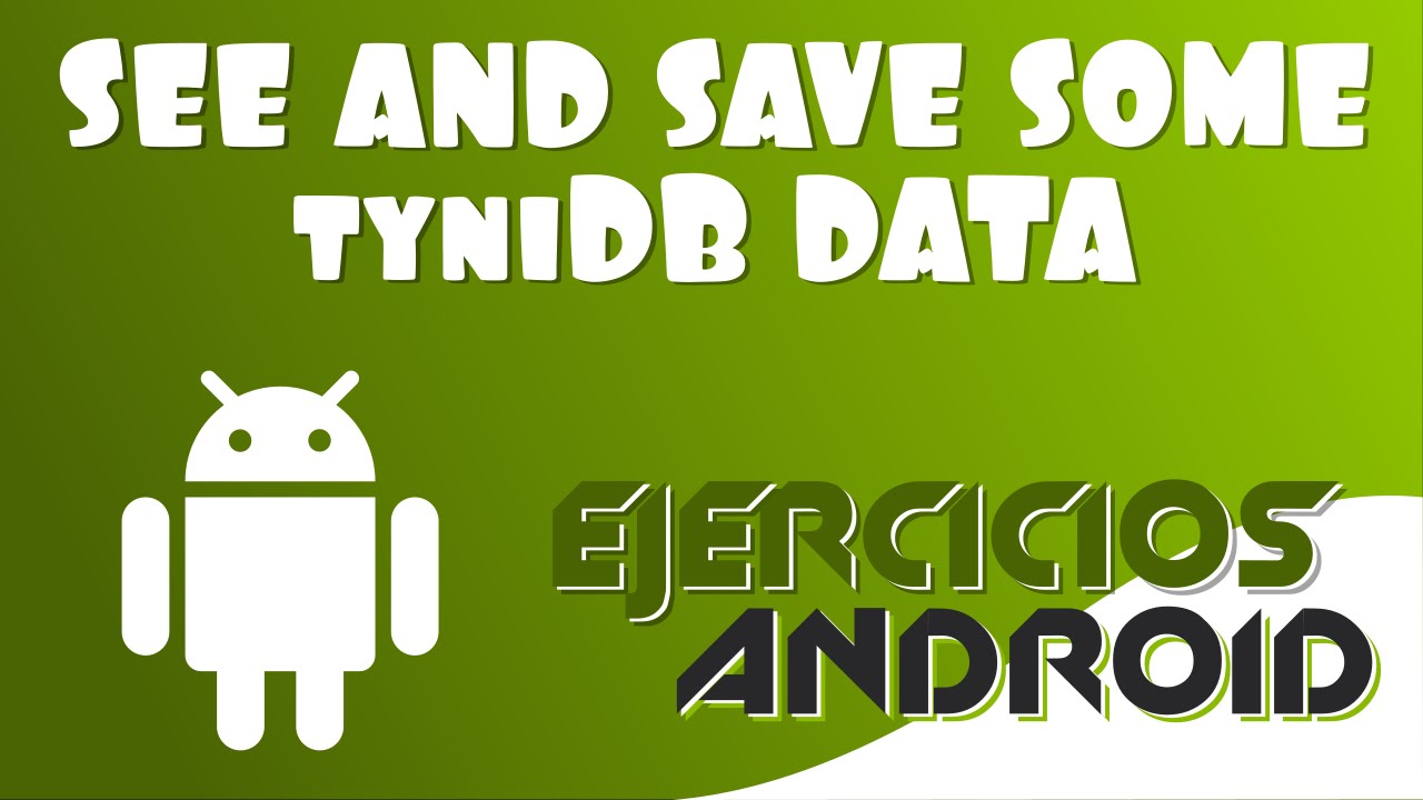 See and save some tyniDB data | App Inventor 2