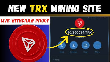 Free TRX Mining Website 2026  🤑 | Crypto Cloud Mining | Crypto Mining Platform