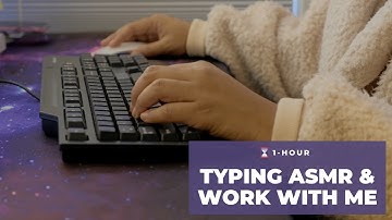 Cozy 🍂 Typing & Mouse Clicking ⌨️ | Study With Me / Work With Me | No Speaking