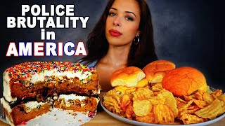 Cookie Cake, Chicken Sandwiches, and Chips MUKBANG