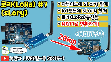 🔥[sLory#7] ESP8266 IoT보드에 LoRa모듈(sLory)를 연결해서 MQTT로 데이터 송수신 해보기!(with C#, node-red)