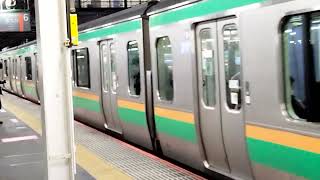 E231系1000番台宮ヤマU523編成大宮駅発車