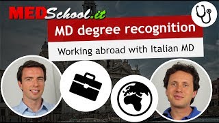 Where can you work with your degree? - English Med Schools in Italy with Erik Campano and Alex O.