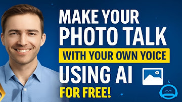 Make Your Photo Talk with Your Own Voice Using AI for FREE! | Step-by-Step Tutorial 🔥🎤🤖