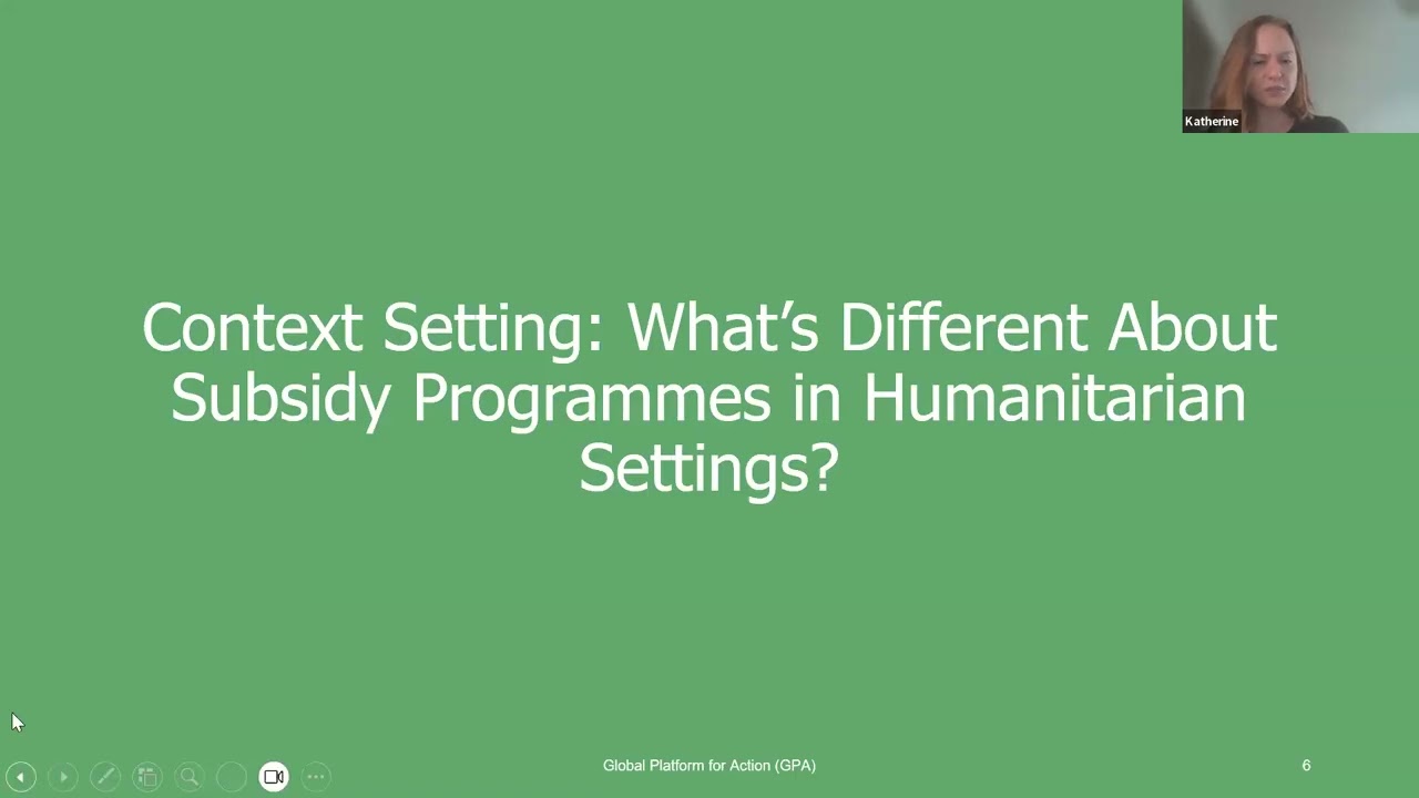 Lessons on Subsidy Design for Expanding Energy Access in Humanitarian & Displacement Settings