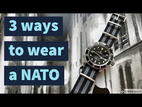 Video: Hur man bär en Nato klockarm: 11 steg (med bilder)