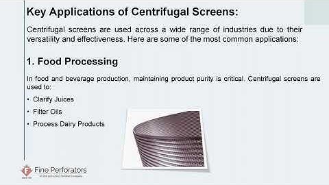 Unlocking Efficiency  How Centrifugal Screens Transform Industrial Processes