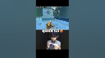 QUICK 1v3 🥵 #shorts #bgmi #pubgmobile #trending #viral