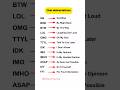 “Know these English abbreviations? 🔤 You’ll sound like a native! ”#shorts#EnglishAbbreviations