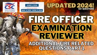 (FOE Reviewer) Additional Fire Officer Exam Reviewer Questions 2024!!! 🔥🚒