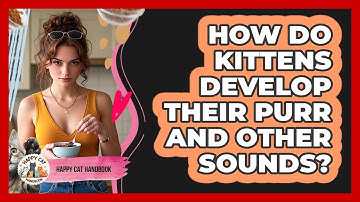 How Do Kittens Develop Their Purr And Other Sounds? - Happy Cat Handbook