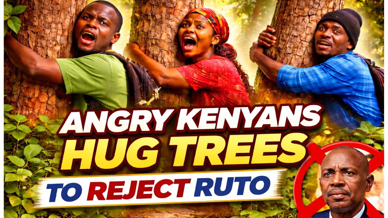 🔥😡ANGRY KENYANS HUG TREES TO REJECT RUTO🙆🏾‍♂️ || RUTO LIED ON JOBS