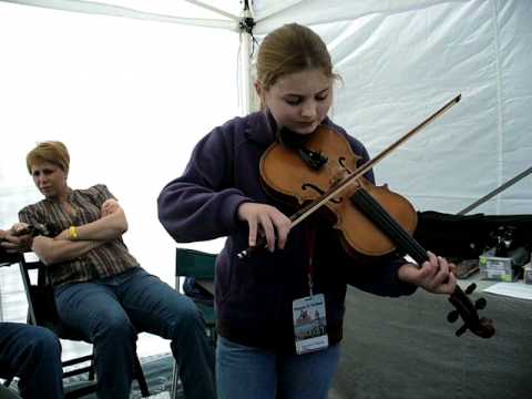 Aimee Anderson playing my Frank Daniels Fiddle