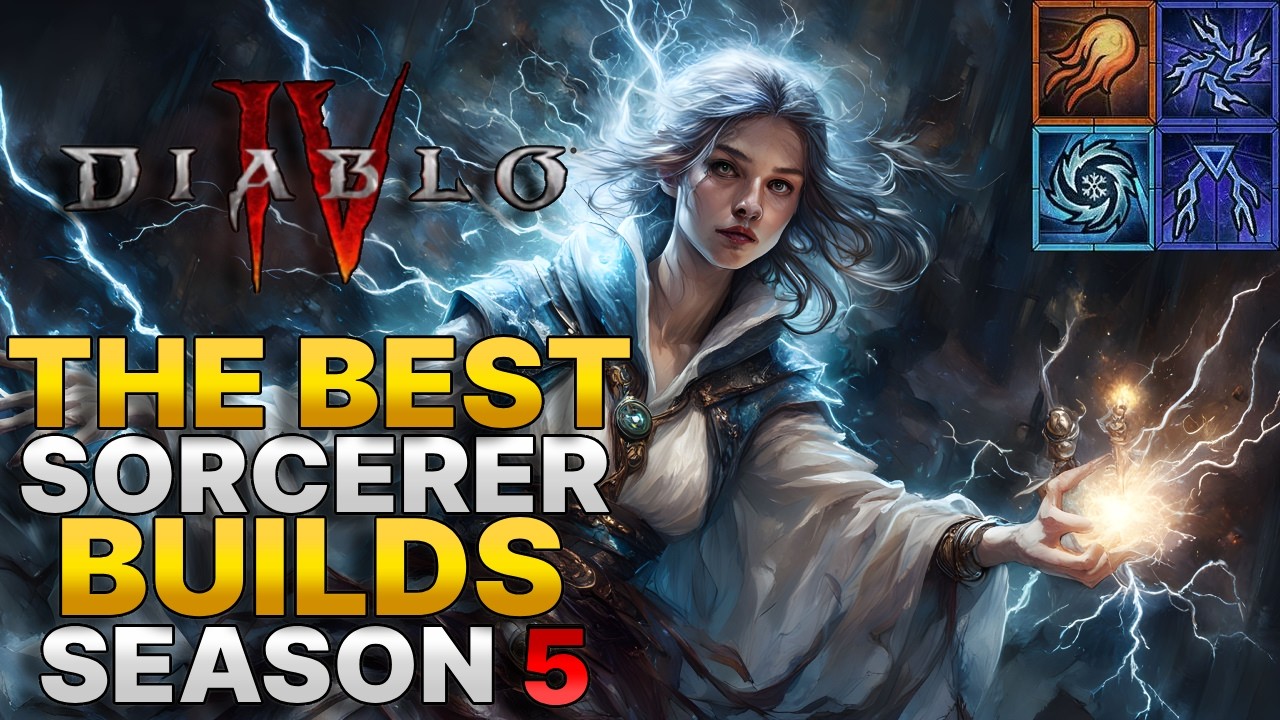 The STRONGEST Diablo 4 Sorcerer Builds For Season 5! - YouTube