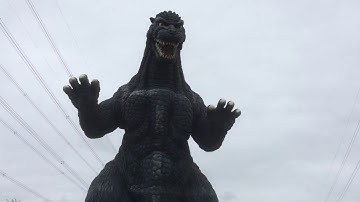 The Godzilla Slide and Footprint in Yokosuka