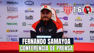 “NO FUE NADA FÁCIL” | NECAXA 1-6 XOLOS FEMENIL | FERNANDO SAMAYOA | CONFERENCIA DE PRENSA COMPLETA