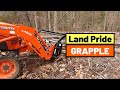 #112 First Time Using Land Pride Grapple SGC0660 - just clearing brush and dead wood