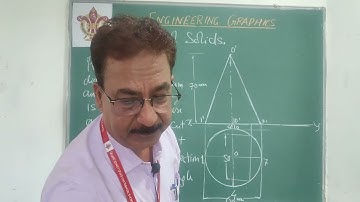 Sections of Solids Problem on Cone to get Equilateral Triangle B Tech Ist Yr RGPV by Ptof Jigyasi ❤🙏