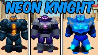 I Unlocked INSANE NEON KNIGHT Transformation in Roblox Muscle Transform Simulator!