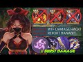 HANABI NEW META ABNORMAL BURST DAMAGE HACK FOR TANKY ENEMIES!🔥 | HANABI BEST 1 HIT BUILD 2025!!
