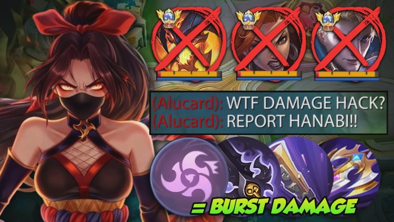 Ханаби: новая мета, ненормальный взрывной урон для живучих врагов! 🔥 | Лучший билд Ханаби для нан...