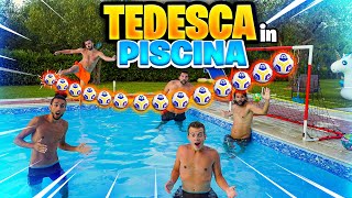 🇩🇪⚽ TEDESCA CHALLENGE in PISCINA! w/Elites