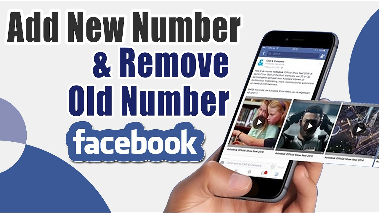How To Change Facebook Number And Remove Old Number - YouTube