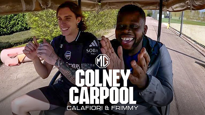 COLNEY CARPOOL | Riccardo Calafiori & Frimmy | Episode 31 | Arsenal FC