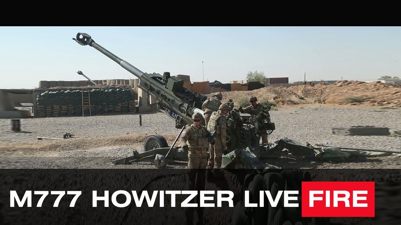 U.S. Army • M777 Howitzer • Live Fire