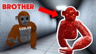 SCARY BABOON BE THE MONSTER!!! (WITH MY BROTHER)