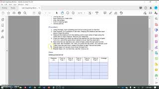 1.7.1 Lab - Graphing Motion
