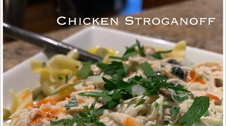 COOK WITH ME! SLOW COOKER CHICKEN STROGANOFF