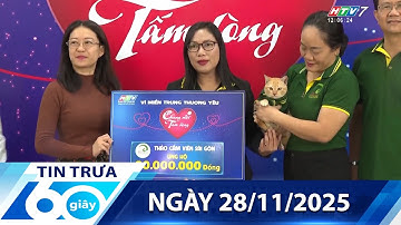 60 Giây Trưa - Ngày 28/11/2025 - HTV Tin Tức Mới Nhất 2025