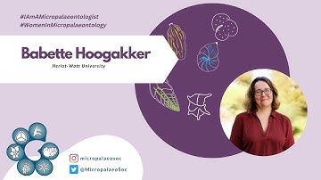 Babette Hoogakker #WomenInMicropalaeontology #IAmAMicropalaeontologist