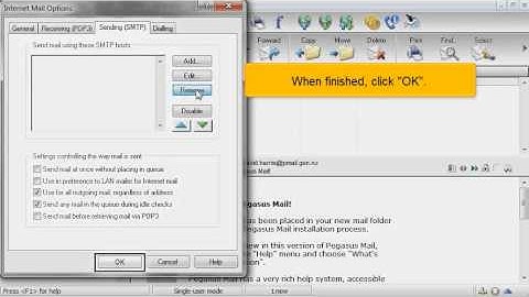 How to delete an email account in Pegasus Mail | FastDot Cloud Hosting