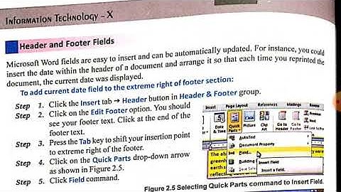 Class 10 - Info. Technology - Unit 2. Word Processing Intermediate - Session 1 - Part 3