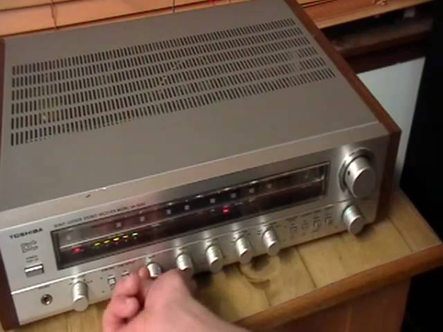 Toshiba SA-5000 receiver - YouTube