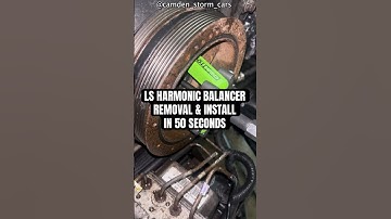 #ls #harmonic #balancer #install #removal #howto