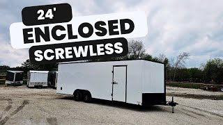 Kick the Tires on a 24' Enclosed Trailer! by Happy Trailers 220 views 2 months ago 3 minutes, 24 seconds