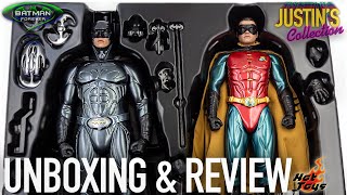 Hot Toys Batman Forever Sonar Suit Batman and Robin Unboxing \& Review