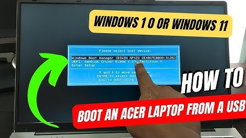 Hoe u uw Acer-laptop vanaf een USB-stick kunt opstarten om Windows 10 of Windows 11 te installeren