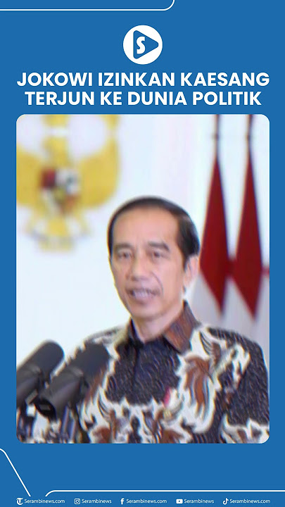Jokowi Izinkan Kaesang untuk Terjun ke Dunia Politik