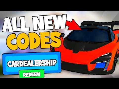 ALL CAR DEALERSHIP TYCOON CODES! (July 2021) | ROBLOX Codes *SECRET ...
