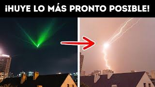 Si ves este láser, un rayo podría caer cerca