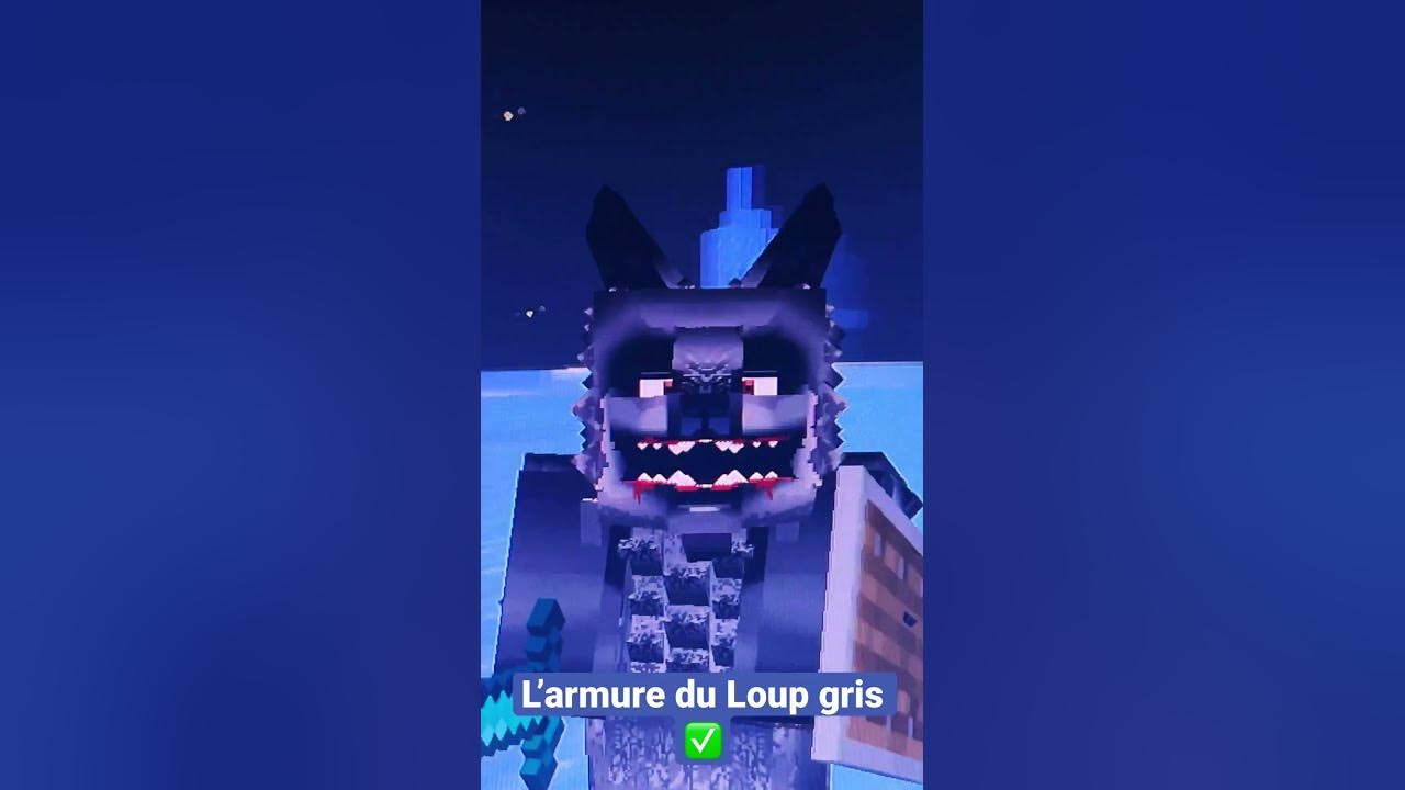 Créer une armure sur Minecraft Le Loups gris. YouTube