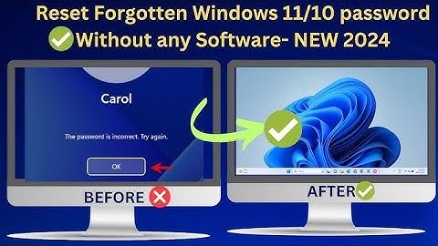 How to Reset Forgotten Windows 11/10 Password (3 Methods)
