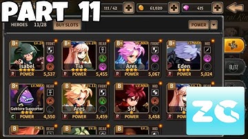 Tactics Squad Dungeon Heroes Android IOS Walkthrough Part 11 Lake Fontane Gameplay HD