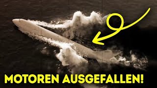 Ein Flugzeug hätte das Stadtzentrum zerstören können, aber landete auf einem Fluss