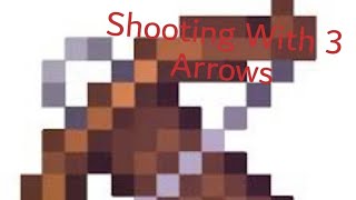 Minecraft PE: How To Make A Crossbow Shoot 3 Arrows