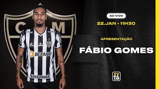 Apresentação do atacante Fábio Gomes (22/01/2022)